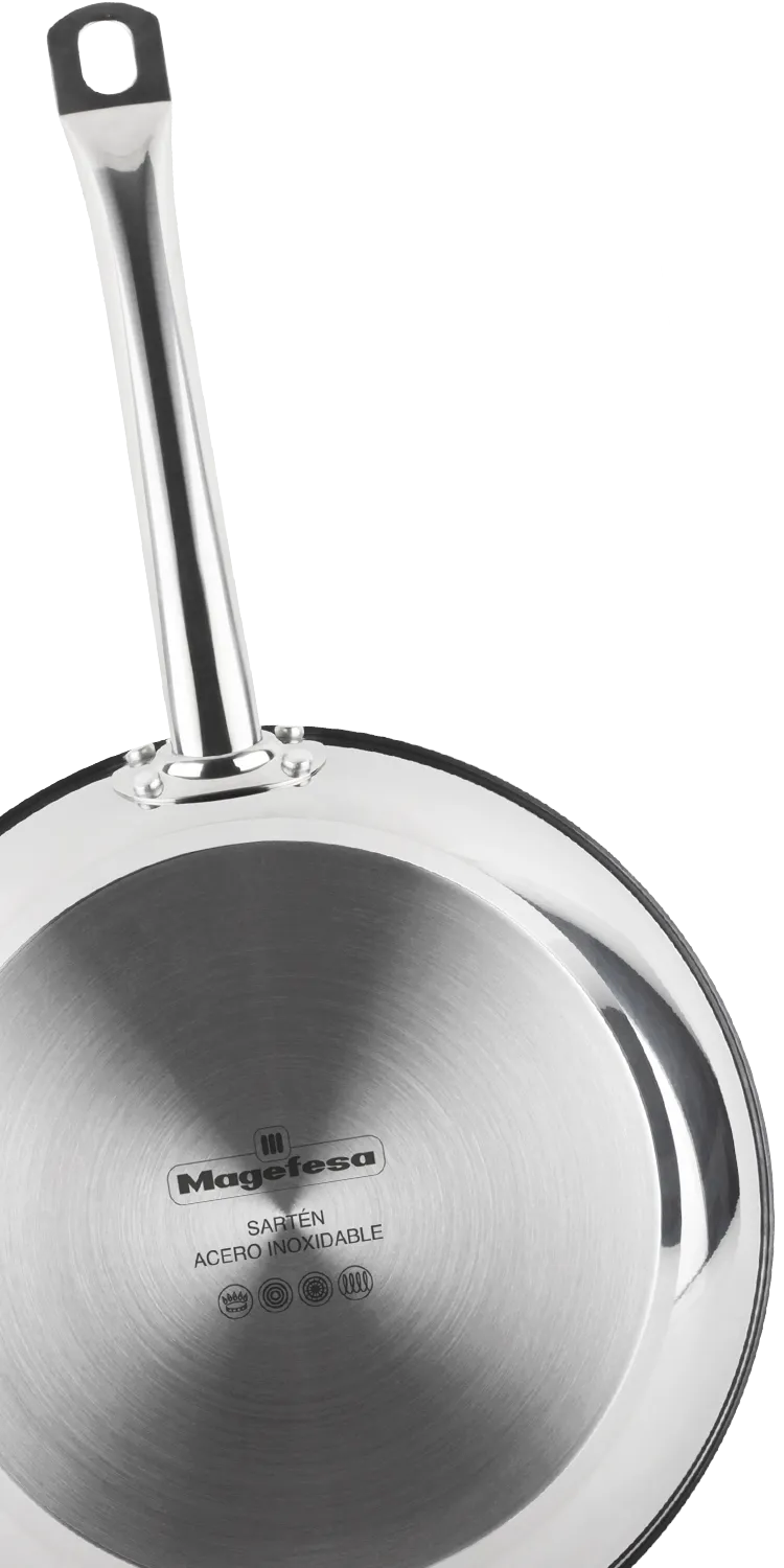ECOSTEEL SARTEN DE ACERO INOXIDABLE