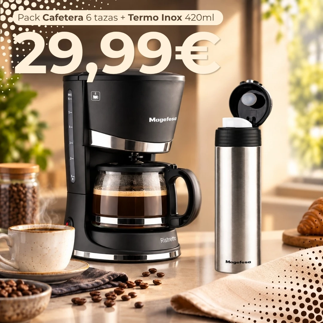 ANUNCIO MAGEFESA PACK ESENCIAL CAFÉ RISTRETTO 600 TERMO VERSATILE