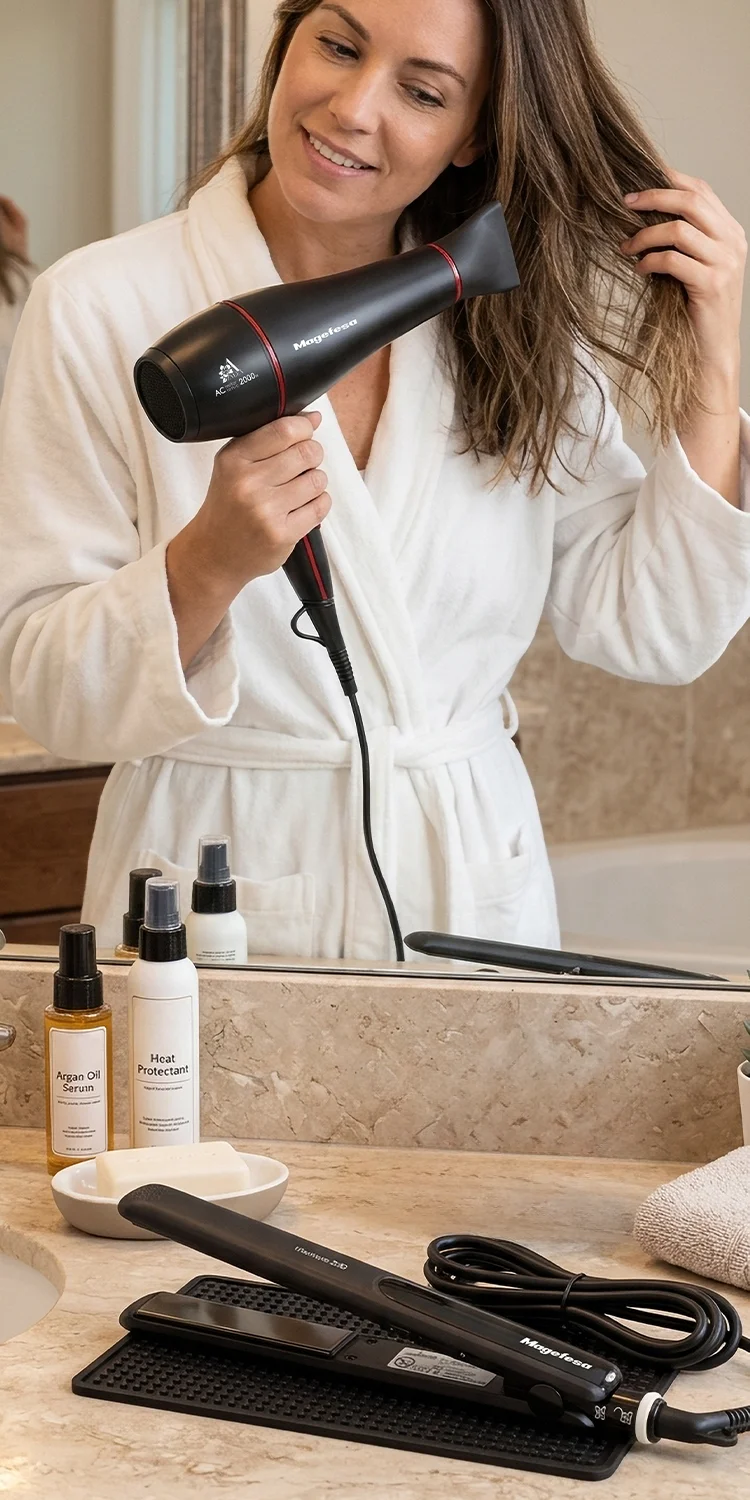 Pack Perfect Hair AZALEA Secador y Plancha de Pelo